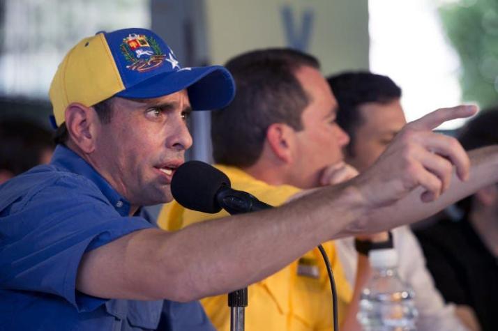 Capriles dice que próxima cita de diálogo debe tratar salida electoral a crisis venezolana
