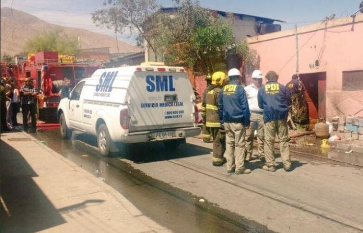Dos menores mueren en incendio en Copiapó