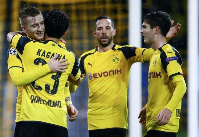 Dortmund arrasa y Leicester por primera vez pasa a octavos de Champions
