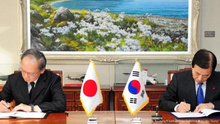 Seúl y Tokio firman pacto para compartir datos militares de Corea del Norte