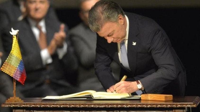 Las imágenes de la firma del acuerdo de paz en Colombia con las FARC