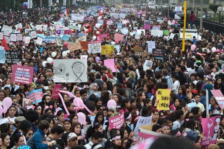 Marchas en América Latina contra femicidios y violencia machista