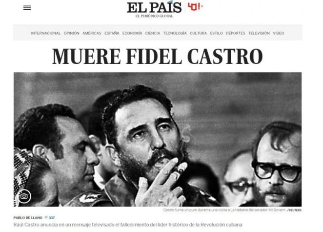 [FOTOS] Así reaccionó la prensa internacional tras la muerte de Fidel Castro