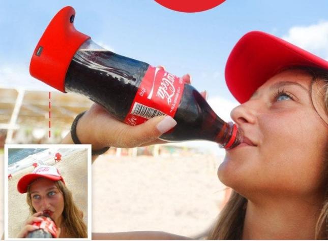 Coca-Cola crea la primera botella para sacarte selfies mientras bebes