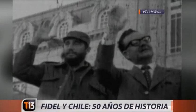 [VIDEO] Fidel y Chile: 50 años de historia