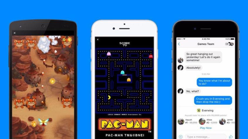 Ahora se puede jugar Pac-Man y Space Invaders en Facebook Messenger