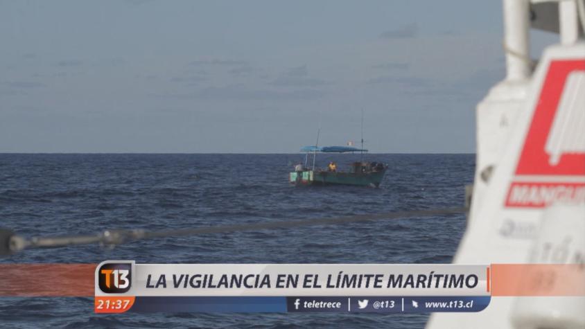 La Armada mantiene vigilancia permanente en la frontera marítima con Perú