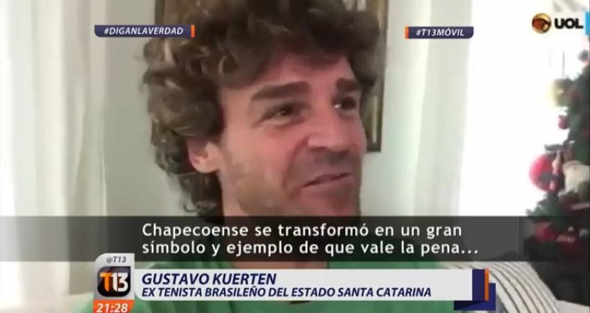 [VIDEO] El conmovedor mensaje de Gustavo Kuerten tras tragedia de Chapecoense