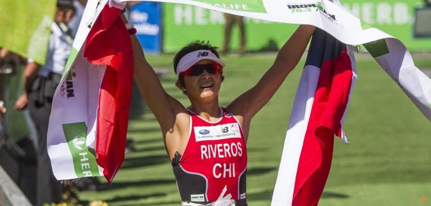 [VIDEO] Triatleta Bárbara Riveros es premiada como la "Mejor de las Mejores" 2016
