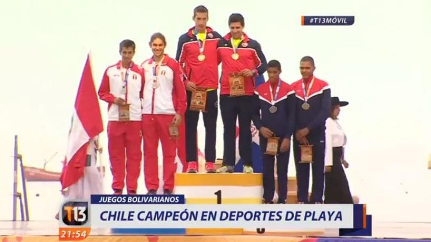 [VIDEO] Tierra de campeones: La gran actuación de Chile en los Juegos Bolivarianos de Playa