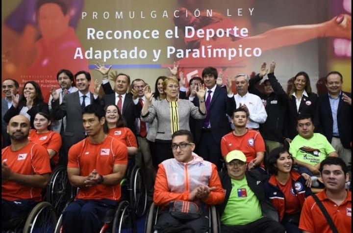 Presidenta Bachelet promulga Ley que reconoce el deporte Adaptado y Paralímpico