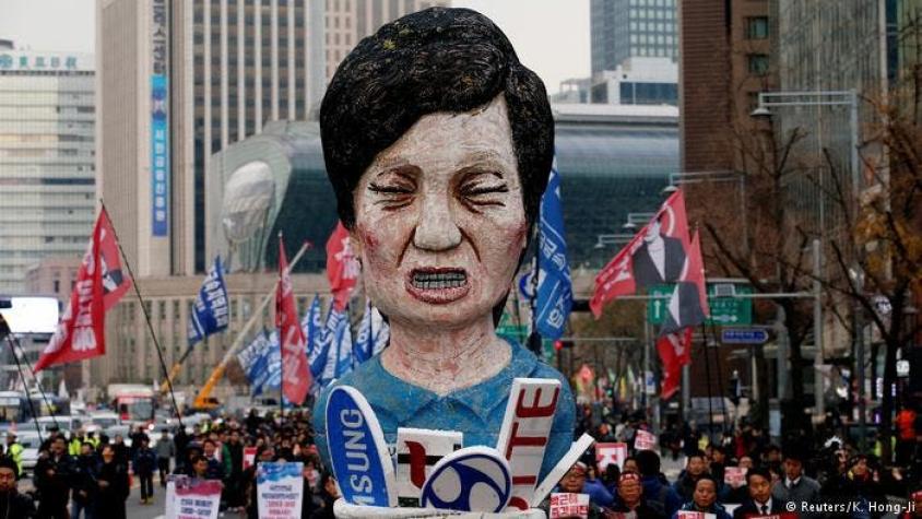 Nuevas protestas masivas contra la presidenta surcoreana