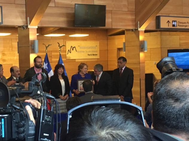 Presidenta Bachelet reinaugura Aeródromo Teniente Julio Gallardo en Puerto Natales