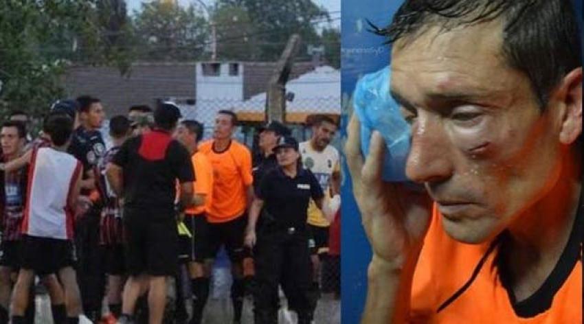 [VIDEO] Por esta violenta agresión a juez: Árbitros anuncian huelga en el fútbol argentino