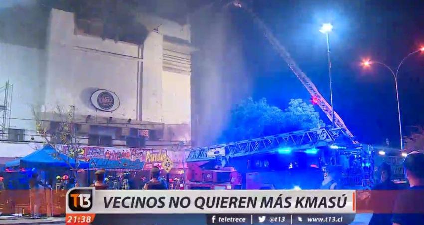 [VIDEO] Vecinos de discotheque Kmasú temen derrumbes tras sinietro que afectó al local