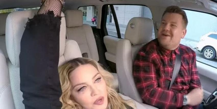 [VIDEO] Madonna se desata en un delirante nuevo capítulo de "Carpool karaoke"