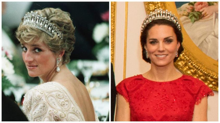 La duquesa de Cambridge rinde tributo a Diana de Gales usando su tiara favorita