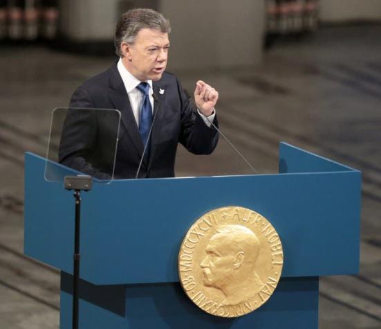 Juan Manuel Santos por Nobel de la Paz: "Recibo este premio en nombre de las víctimas"