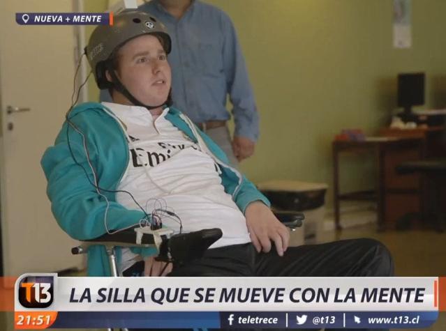 [VIDEO] Chileno emprendedor crea sistema de control mental de silla de ruedas