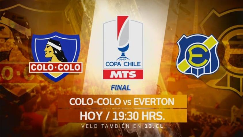 [VIDEO] Hoy por Canal 13: Vive la final de Copa Chile entre Colo Colo y Everton