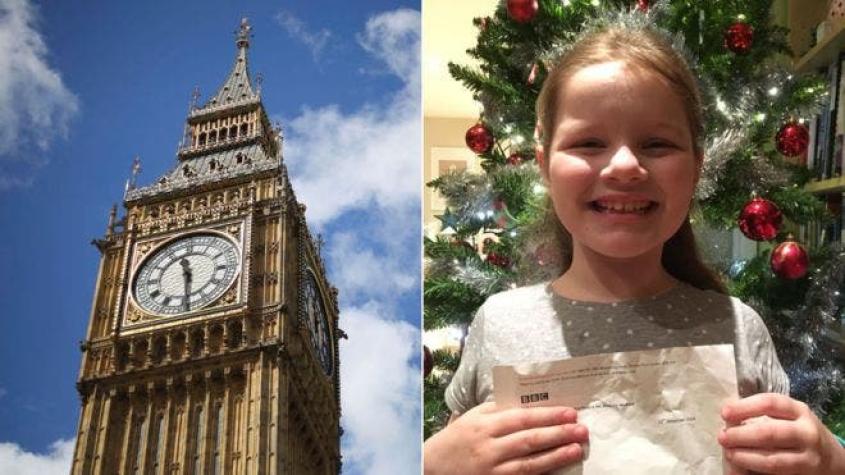 La divertida carta de un editor de la BBC a una niña quiere cambiar las campanadas del Big Ben