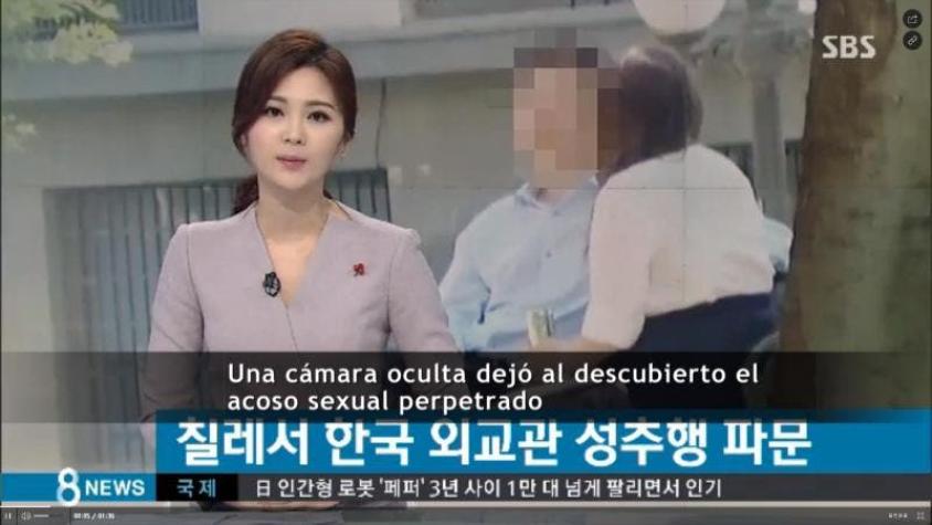 Gobierno de Corea removió de su cargo a diplomático denunciado por "En su propia trampa"