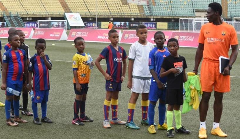 Ser como Messi: un sueño "azulgrana" para los niños de África