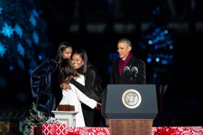 Obama y su esposa Michelle envían su último mensaje de Navidad