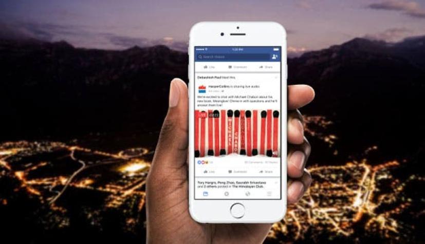 La nueva herramienta de Facebook que te permitirá transmitir audios en tiempo real