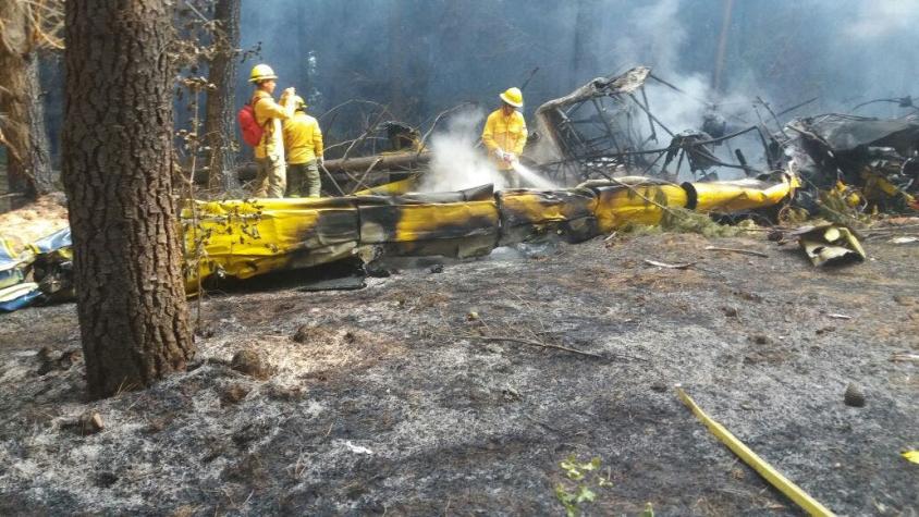Muere piloto de avioneta que combatía incendio forestal en la Región del Biobío