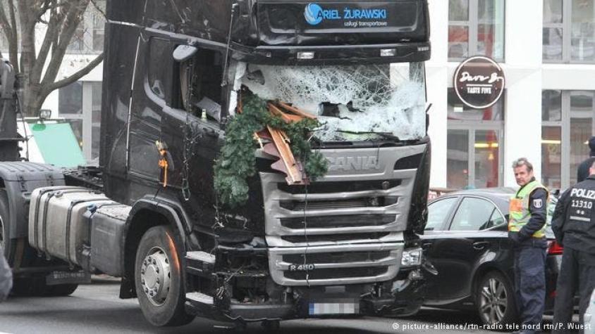 Computador paró el camión del ataque terrorista en mercadillo de Berlín