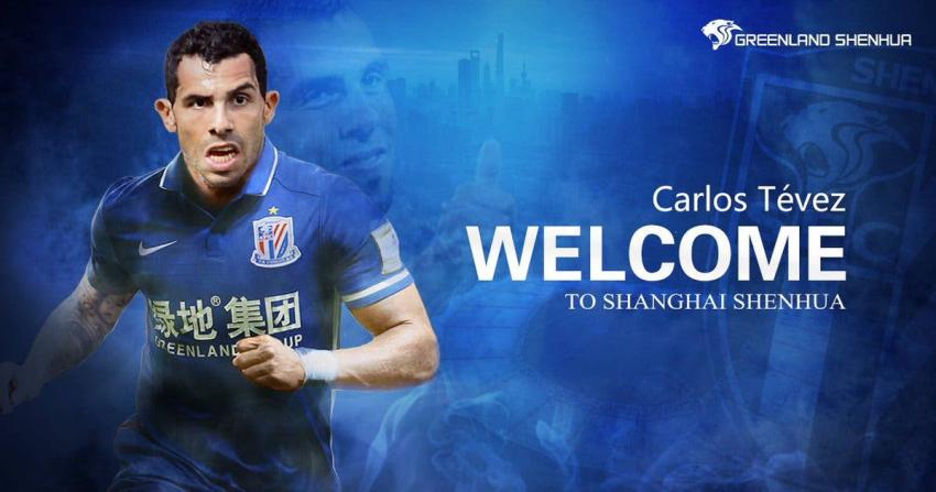 Carlos Tevez ficha por el Shanghai Shenhua y se convierte en el jugador mejor pagado de la historia