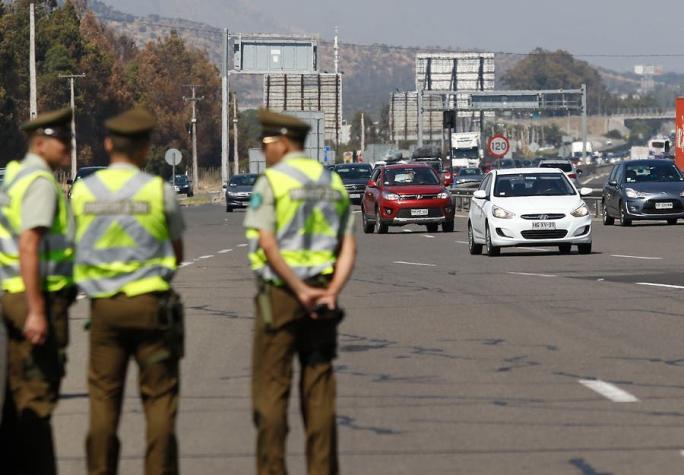Balance de Carabineros: 7 muertos en 130 accidentes de tránsito en vísperas del año nuevo