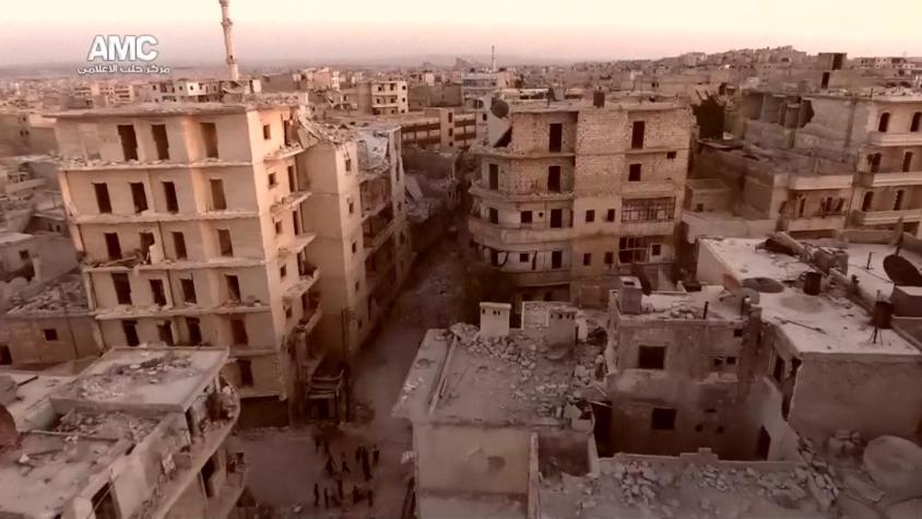 Un sombrío recorrido por Alepo, la ciudad siria que quedó en ruinas tras seis años de guerra