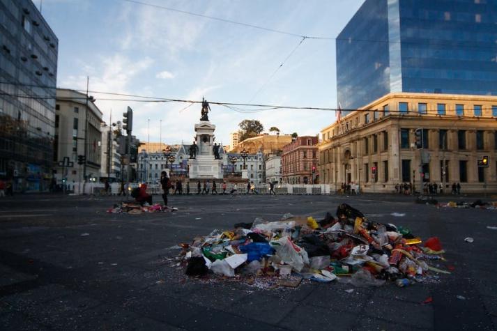 Valparaíso reduce significativamente las toneladas de basura tras fiesta de año nuevo