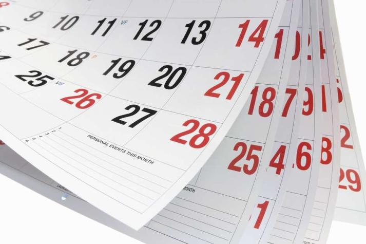 Calendario de feriados 2017 trae 9 fines de semana largos y 12 festivos