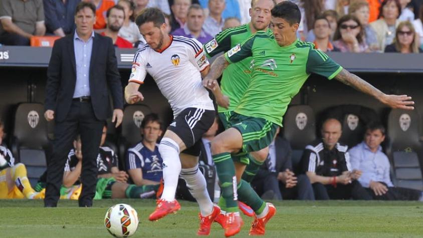 Celta de Vigo con presencia de chilenos golea al Valencia y toma ventaja en Copa del Rey