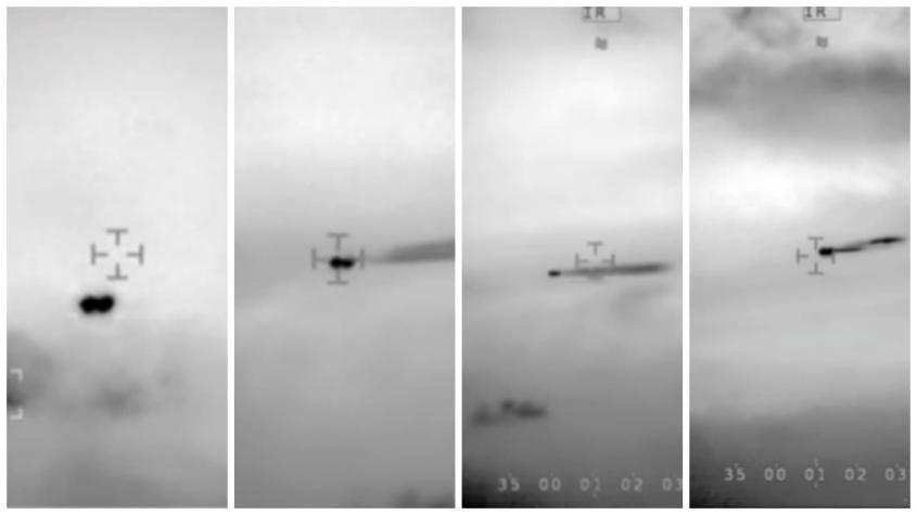 Divulgan video de un OVNI grabado por helicóptero de la Armada de Chile