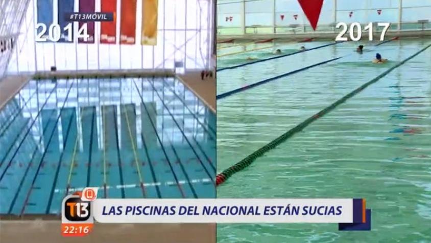 [VIDEO] El impresentable estado de las piscinas del Centro Acuático del Estadio Nacional