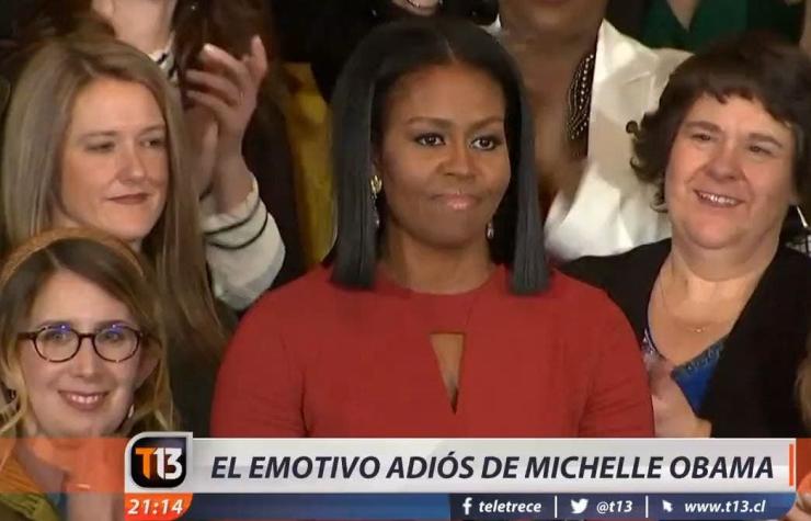 [VIDEO] La sentida despedida de Michelle Obama de la Casa Blanca