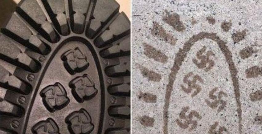 Estados Unidos: Compañía retira botas que dejaban huellas con una esvástica