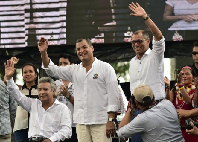 Rafael Correa celebra sus diez años en el poder en plena campaña electoral en Ecuador