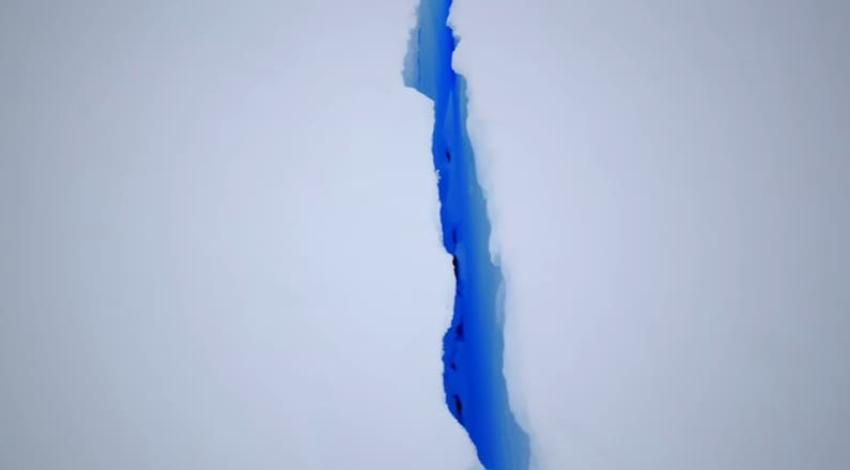 La gigantesca grieta de 40 km en la Antártica por la que se tuvo que mudar una base científica