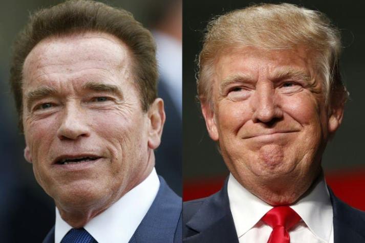 Arnold Schwarzenegger vuelve a enfrentarse con Donald Trump