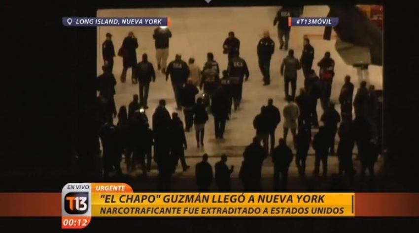 Joaquín "El Chapo" Guzmán llega a Estados Unidos luego de su extradición desde México