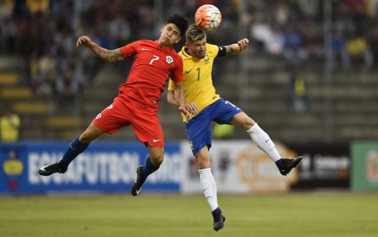 Chile debuta con empate ante Brasil en el Sudamericano Sub 20