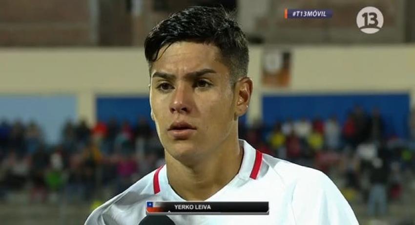 Yerko Leiva y derrota ante Paraguay: "Se nos puso muy difícil y terminamos perdiendo"