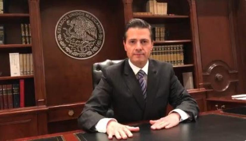 Peña Nieto lamenta muro fronterizo y promete defender a mexicanos en EEUU