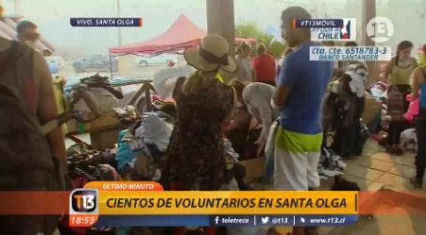 [VIDEO] Cientos de voluntarios llegan a Santa Olga: esto es lo que se necesita