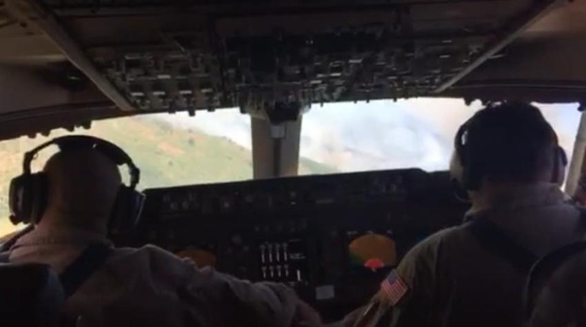 [VIDEO] El vuelo del Supertanker visto desde la cabina